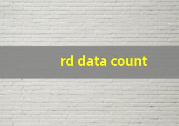 rd data count